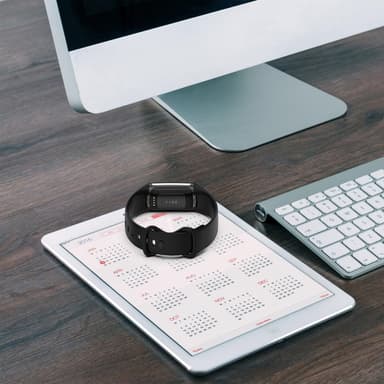 Fitbit Charge 5 armbånd silikone Sort / Grå