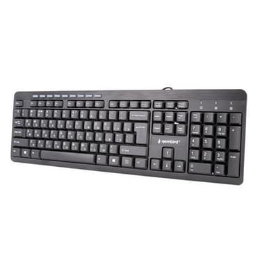 Gembird multimedietastatur KB-UM-106 USB-tastatur, kablet, tastaturlayout USA, sort