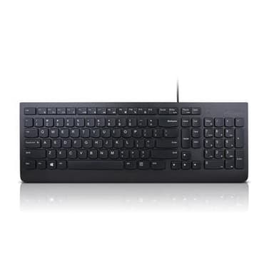 Lenovo Essential Wired Keyboard Kablet via USB-A, Tastaturlayout litauisk, Sort