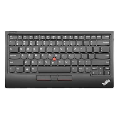Lenovo ThinkPad TrackPoint Keyboard II Bluetooth (2,4/5 GHz trådløs via Nano USB -dongle), USA/engelsk, Pure Black, Integreret TrackPoint