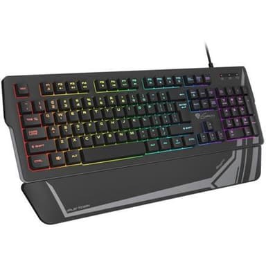 Genesis Rhod 350 RGB Gaming -tastatur, RGB LED -lys, USA, sort, kablet