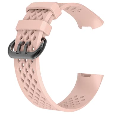 Fitbit Charge 3/4 armbånd silikone Pink (L)