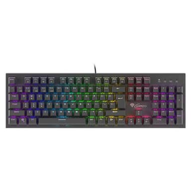 Genesis THOR 300 Gaming -tastatur, RGB LED -lys, USA, sort, kablet