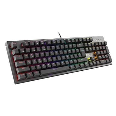 Genesis Thor 300 RGB, Gaming-tastatur, RGB LED-lys, US, Sort, USB 2.0