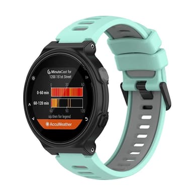 Garmin Forerunner 220/230/235/620/630 / 735XT silikone turkis armbånd
