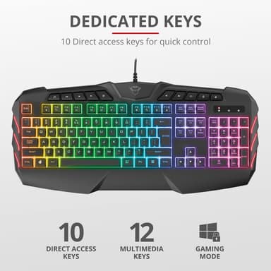 GXT 853 Odyss Semi-mekanisk Keyboard Nordis