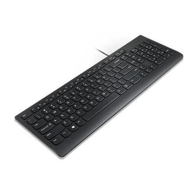 Lenovo Essential Wired Keyboard Kablet via USB-A, Tastaturlayout litauisk, Sort