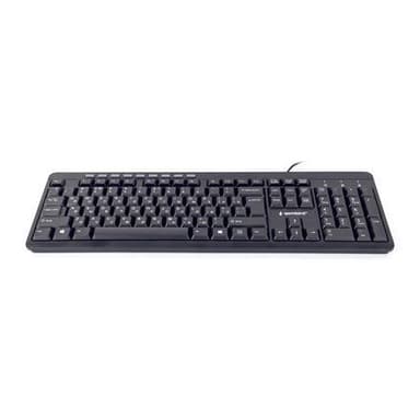 Gembird multimedietastatur KB-UM-106 USB-tastatur, kablet, tastaturlayout USA, sort