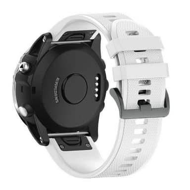 positur jævnt Hjælp Garmin Fenix 3/5 armbånd silikone hvid | Elgiganten