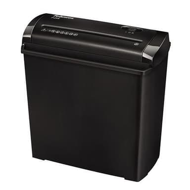Fellowes Shredder P-25S Sort, 11 L, Papir makulering, Papirhåndtering standard/output 7 mm strimler, sikkerhedsniveau P-2, traditionel