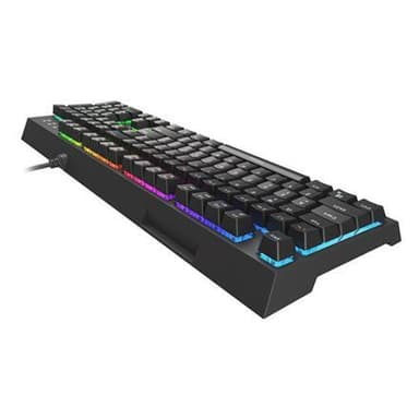 Genesis THOR 150 RGB Gaming -tastatur, RGB LED -lys, USA, sort, kablet