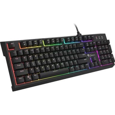 Genesis THOR 150 RGB Gaming -tastatur, RGB LED -lys, USA, sort, kablet