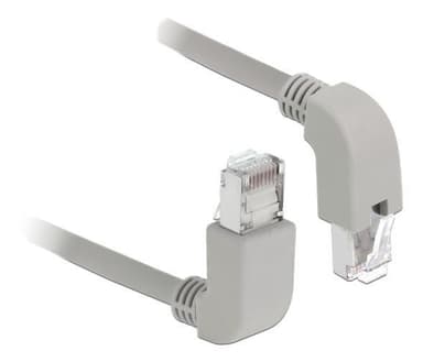 Delock netværkskabel RJ45 Cat.5e SF / UTP opad / nedad vinklet 0,5