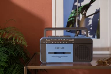 Crosley Cassette Player - Blue/Grey