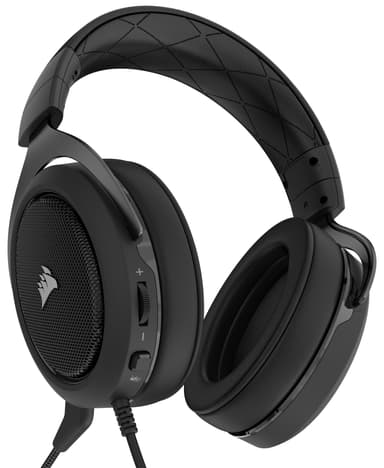 Corsair HS50 stereo gaming-headset (sort)