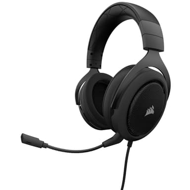 Corsair HS50 stereo gaming-headset (sort)