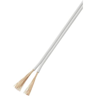 TRU COMPONENTS 93030c509 Tråd 2 x 0.50 mm² Grå 10 stk
