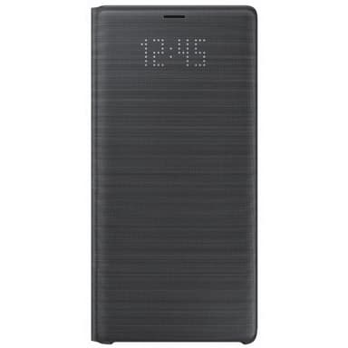Samsung Galaxy Note 9 LED stående cover (sort)
