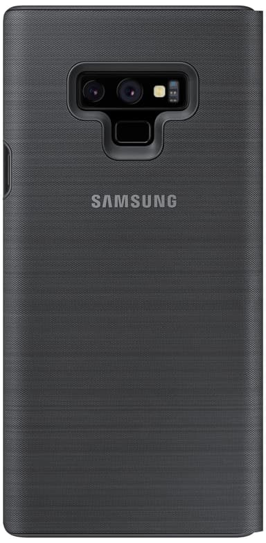 Samsung Galaxy Note 9 LED stående cover (sort)