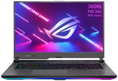 ASUS ROG Strix G17 G713 R7/16/1024/3070Ti 17.3" bærbar gaming computer
