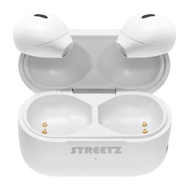 STREETZ Bluetooth MiniHeadset med ladefoderal - Hvid