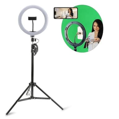 4Smarts LED-ring LoomiPod XL med stativ & Green Screen