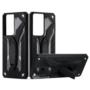 Mobilcover med foldbar støtte til Samsung Galaxy S21 Ultra 5G