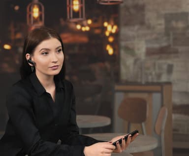 Jabra Talk 25 SE Bluetooth-høretelefon (sort)