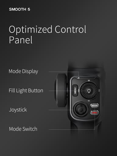 Zhiyun Smooth 5 gimbal til smartphones
