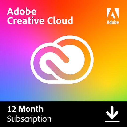 Adobe Creative Cloud 1-YEAR SUBSCRIPTION - PC Windows