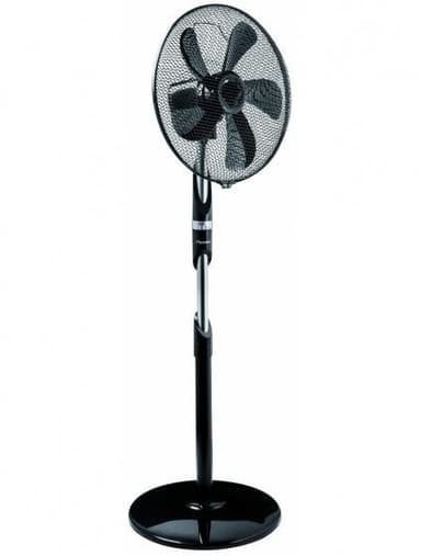 stående blæser 115-135 cm 55W stål sort