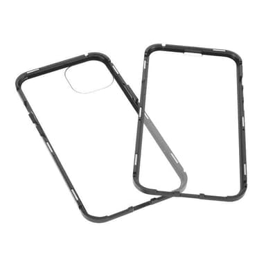 iPhone 13 Mini dobbeltsidet magnetisk cover sort