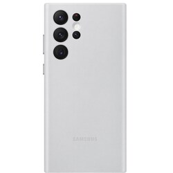 Samsung S22 Ultra cover i læder (grå)