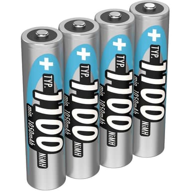 Genopladeligt AAA-batteri NiMH 4 stk 1050 mAh Ansmann