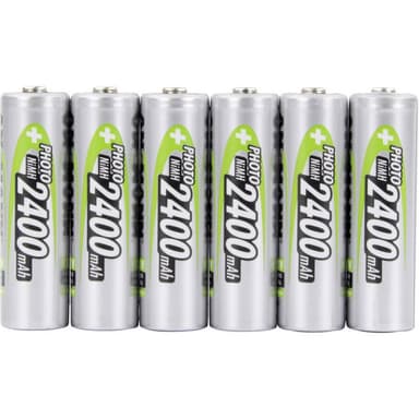 Ansmann 4+2 HR06 Genopladeligt AA-batteri NiMH 2400 mAh 1.2 V 6 stk