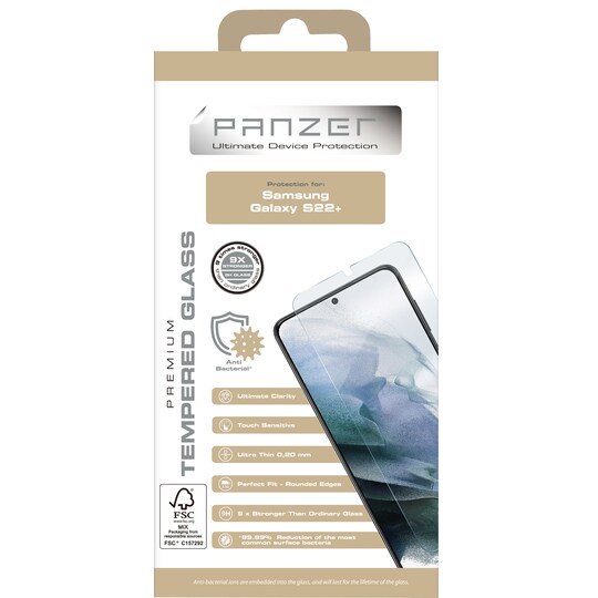 Panzer skærmbeskytter til Samsung Galaxy S22 Plus