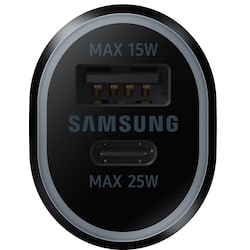 Samsung 25W oplader til brug i biler