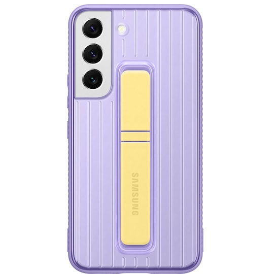 Samsung S22 beskyttende stander-cover (lavender)