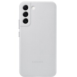 Samsung S22+ cover i læder (grå)