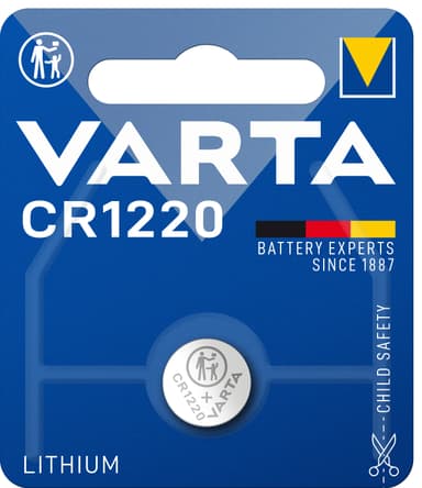 Se Varta Batteri cr1220 3,0v 35mah hos Elgiganten