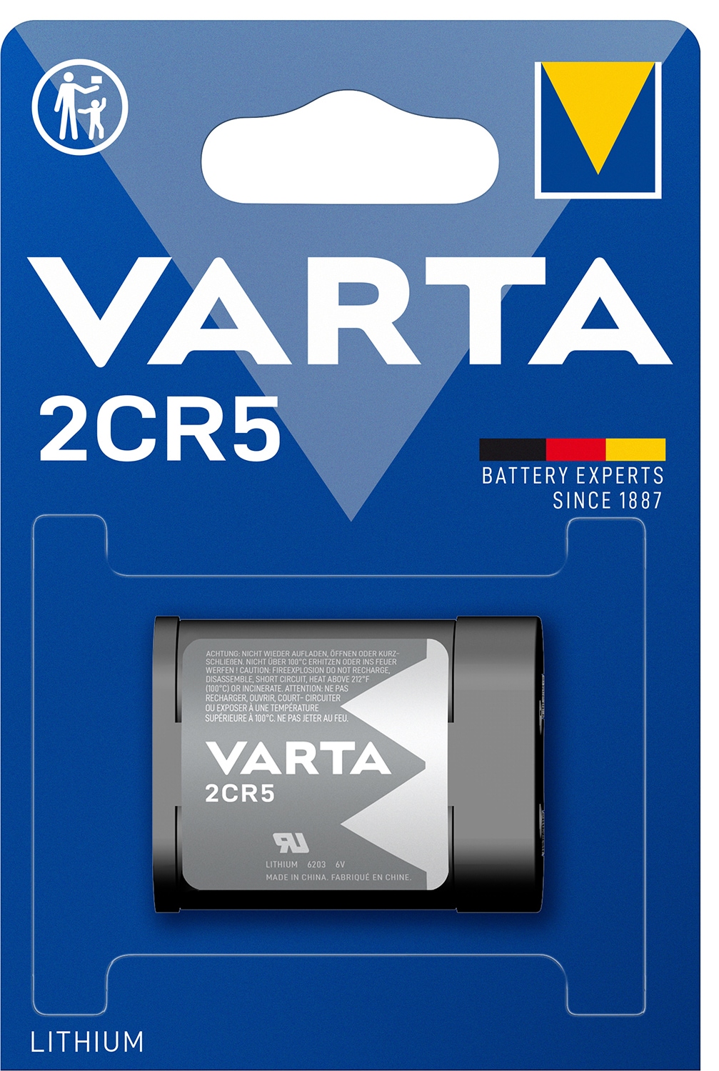 Varta Professional 2CR5-batteri (1stk) thumbnail