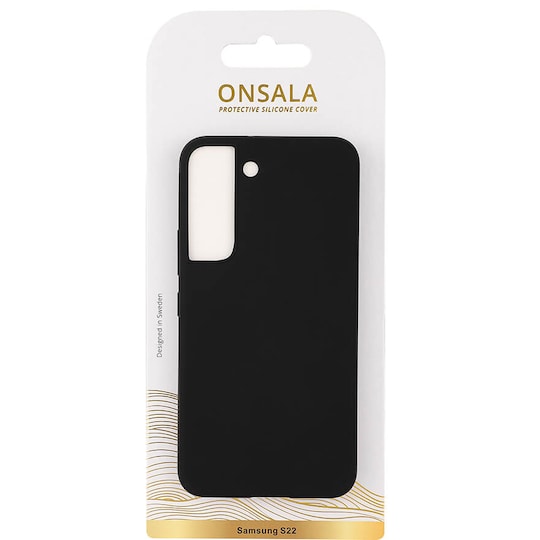 Onsala Silicone cover til Samsung Galaxy S22 (Sort)