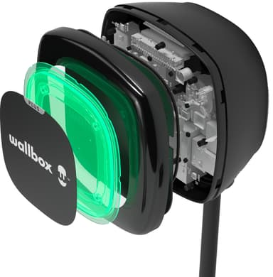 Wallbox Pulsar Plus Smart biloplader 5 m Type 2 (sort)