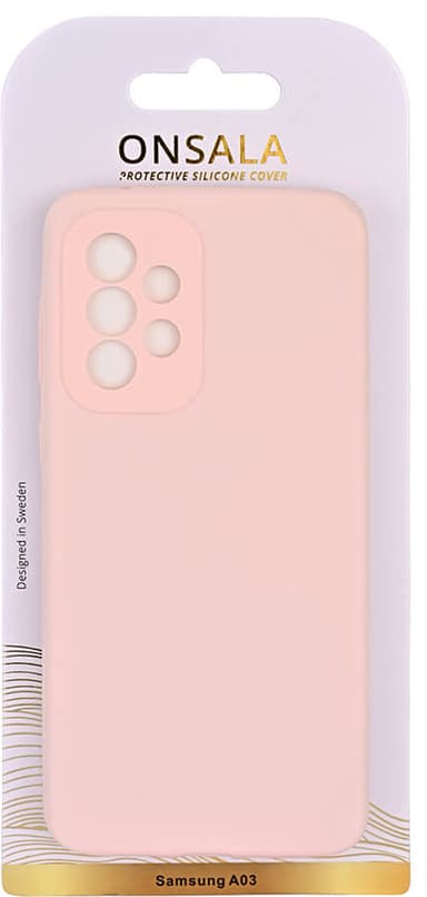 Onsala Silicone cover til Samsung Galaxy A03 (Chalk Pink)