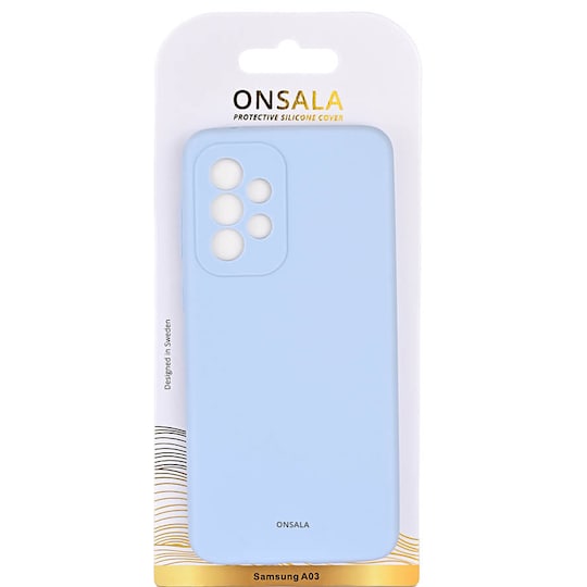 Onsala Silicone cover til Samsung Galaxy A03 (Light Blue)