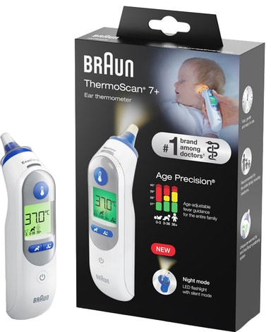Braun ThermoScan 7+ øretermometer IRT6525NOEE Elgiganten