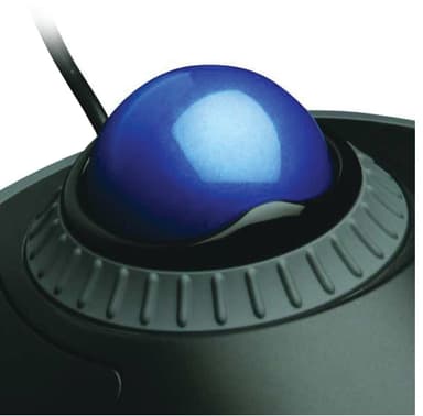 Kensington Orbit Mouse Wired med Scroll Ring-trackball (sort)