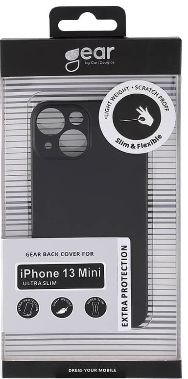 Gear Ultraslim iPhone 13 mini cover (sort)
