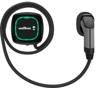 Wallbox Pulsar Plus Smart biloplader 5 m Type 2 (sort)