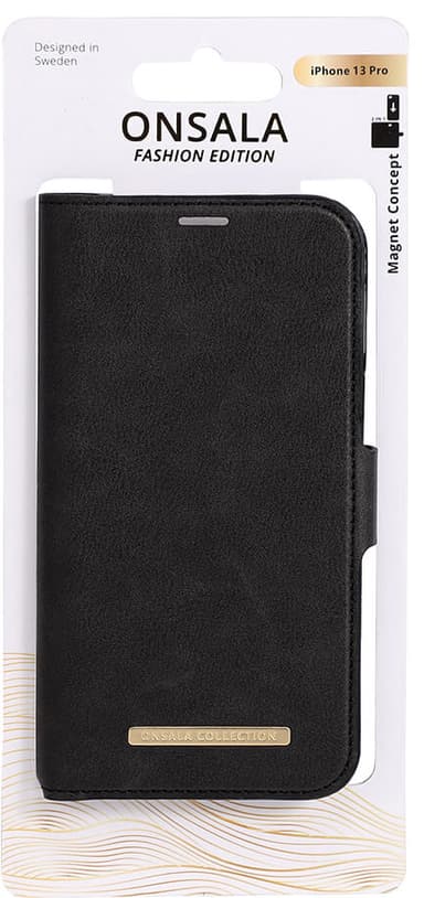 Onsala iPhone 13 Pro pungetui (Midnight Black)